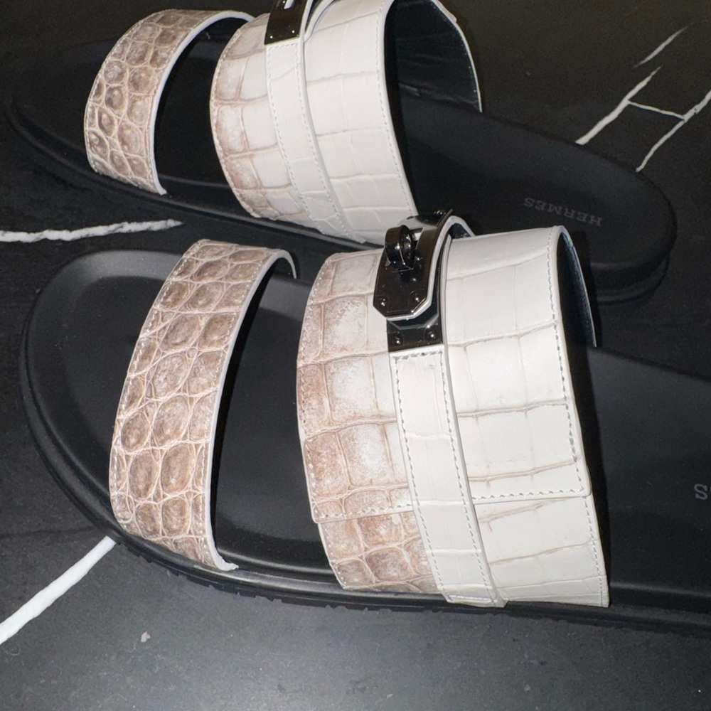 Hermes 2025 Jackson’s in Himalaya on Ruthenium Hardware (Size 46)